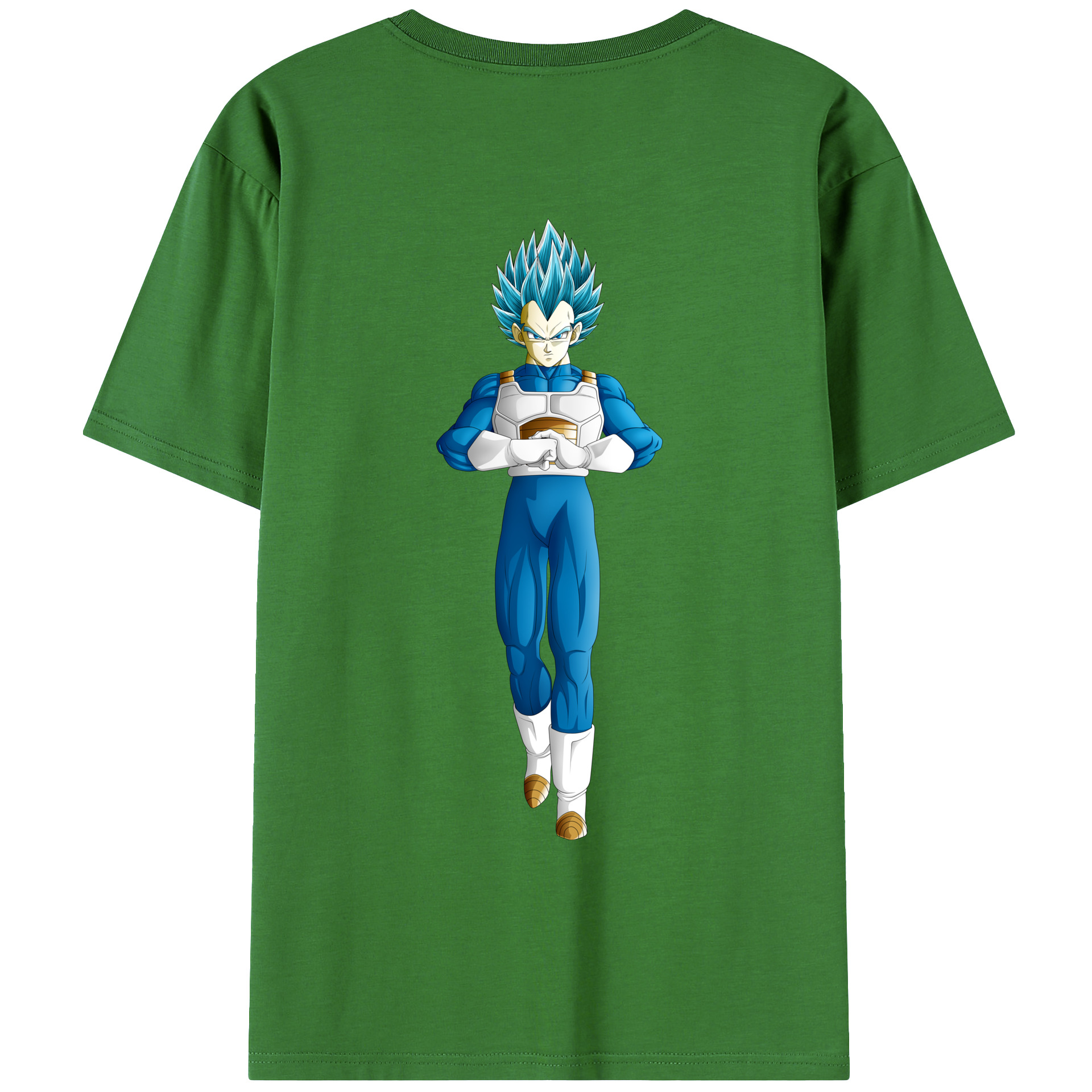 （画像用） ドラゴンボール ベジータ四世（Bejīta Yonsei）DRAGON BALL Vegeta IV レディース半袖Tシャツ(バックプリント)